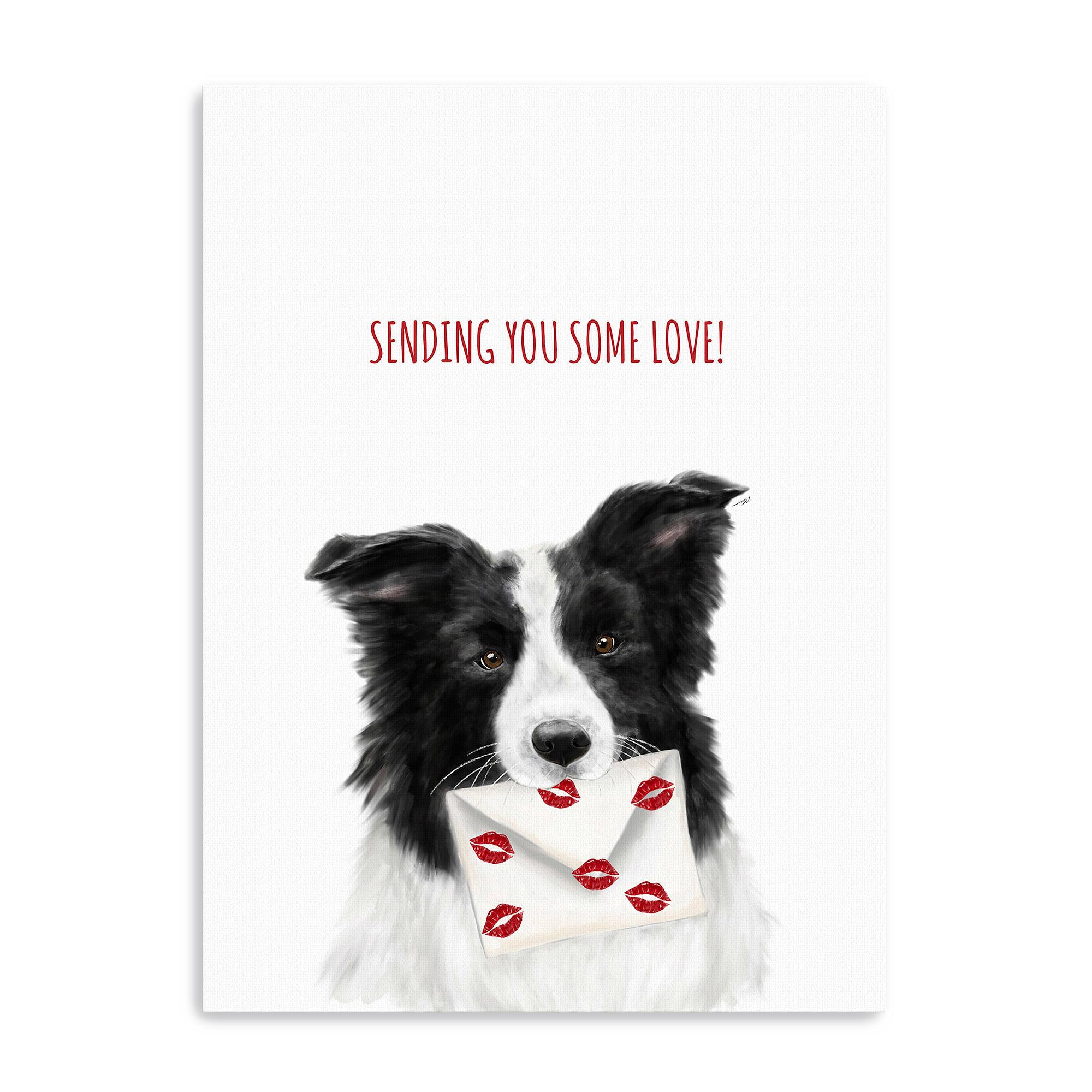 Sending You Some Love Canvas Giclée Art